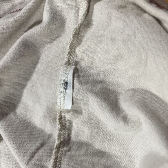 Hollister Red/Cream Tee Shirt (Men's Size XL) • Oversized • Long Sleeved • EUC - Picture 2 of 4